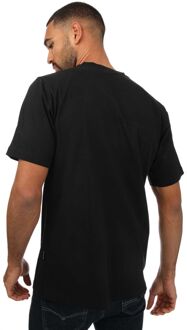 Emblem T-shirt voor heren, zwart - maat M