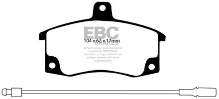 emblokkenset EBC Ultimax2 DP1192 DP1192