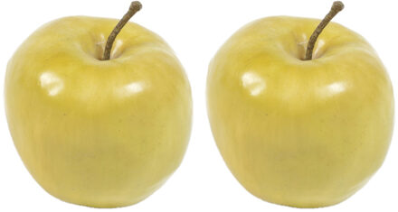 Emerald 5x stuks kunstfruit appel 7.5 cm