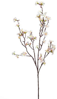 Emerald Kunst bloesemtak - 95 cm - creme/roze - kunst zijdebloemen