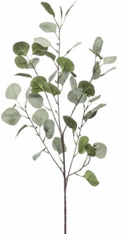 Emerald Kunstbloem Eucalyptus tak - 87 cm - groen - losse steel - Kunst zijdebloemen