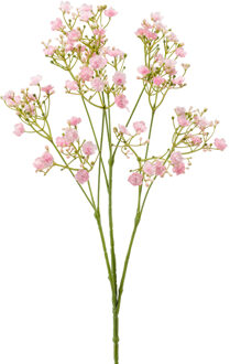 Emerald Kunstbloem Gipskruid - 68 cm - lichtroze - losse tak - kunst zijdebloem - Gypsophila