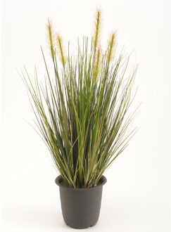 Emerald Kunstplant groen gras sprieten - 45 cm - Grasplanten/kunstplanten - voor binnen gebruik
