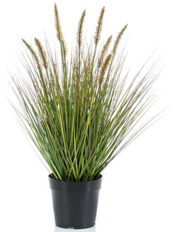 Emerald Kunstplant - siergras - groen - 58 cm - Kunstplanten