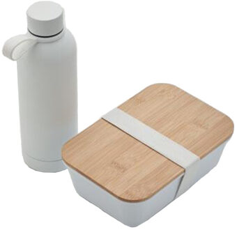 Emerald lunchbox & flessenset Wit - One size