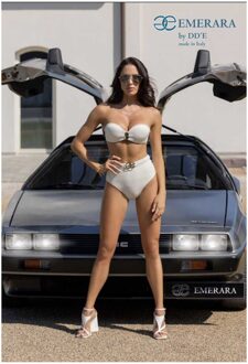 Emerara by DD' E Bikini broekje logo ecru/goud - 42