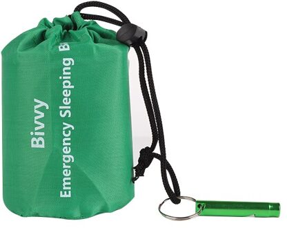 Emergency Slaapzak Envelop Type Ultralichte Herbruikbare Vouwen Thermische Draagbare Outdoor Camping Accessoires Met Karabijnhaak Wh