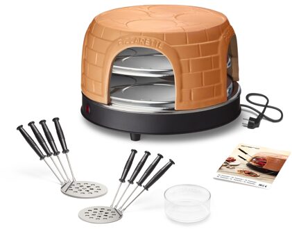 Emerio PO-116124.1 Pizzarette Pizzamaker Zwart