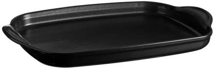 Emile Henry BBQ Bakplaat E-Box - 425x275x40mm - Truffel zwart