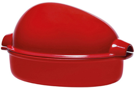 Emile Henry Chicken Baker Large E-box - 415x275mm - Grand Cru Rood