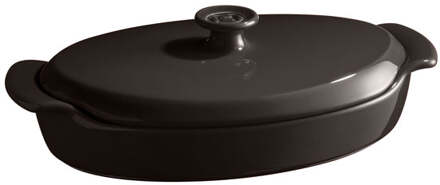 Emile Henry Papillote - 305x175x90mm - Fusain Zwart