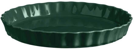 Emile Henry Pie Dish - Ø295mm - Cedar Donkergroen