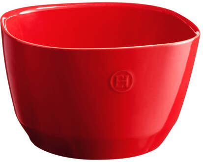 Emile Henry Saladeschaal - 220x220x140mm - Grand Cru Rood