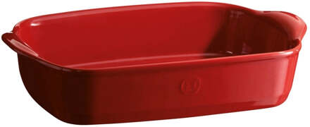 Emile Henry schaal rechthoekig E-box - 300x190mm - Grand Cru