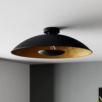 Emilienne plafondlamp, zwart, goudkleurig, Ø 60 cm