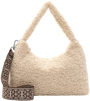 Emily & Noah Aubervilliers Rue 09 Shoulderbag M beige Damestas - H 26 x B 34 x D 14