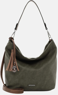 Emily & Noah Elke buideltas olive cognac Groen