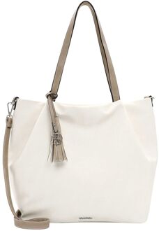 Emily & Noah Elke Cityshopper L beige schoudertas dames - H 35 x B 45 x D 15 cm