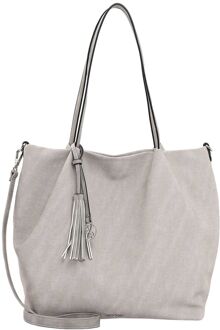 Emily & Noah Elke Cityshopper L light grey damestas Grijs - H 35 x B 45 x D 15 cm