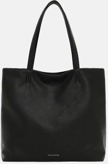 Emily & Noah Eva bag-in-bag shopper reversible grey/black Grijs