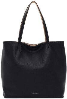 Emily & Noah Eva Cityshopper Large blue schoudertas dames Blauw - H 34 x B 39 x D 14 cm