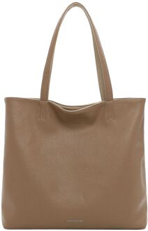 Emily & Noah Eva Cityshopper Large taupe, NOS schoudertas dames - H 34 x B 39 x D 14 cm