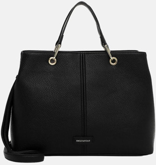 Emily & Noah Halla handtas L black Zwart