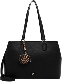 Emily & Noah Hanna Cityshopper Large black damestas Zwart