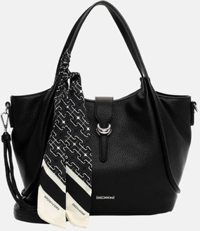 Emily & Noah Hasina shopper M black Zwart