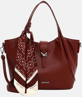 Emily & Noah Hasina shopper M red Rood