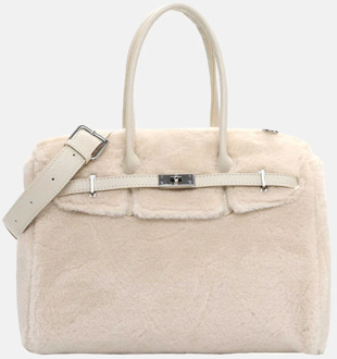 Emily & Noah Heater handtas M ecru