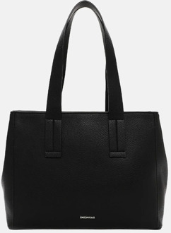 Emily & Noah Heidemarie Cityshopper Medium black schoudertas dames Zwart