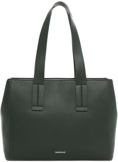 Emily & Noah Heidemarie Cityshopper Medium green schoudertas dames Groen