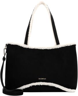 Emily & Noah Heiderose Cityshopper Medium black schoudertas dames Zwart