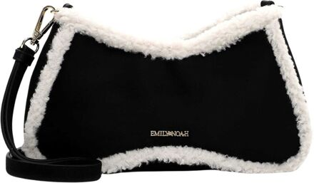 Emily & Noah Heiderose Handbag black damestas Zwart - H 13 x B 26 x D 7 cm