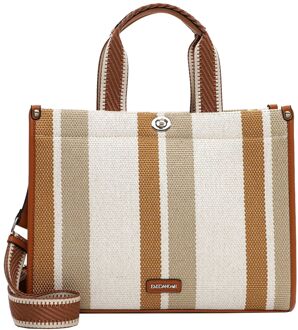 Emily & Noah Jasmin Cityshopper Medium sand handtas dames Zand - H 27 x B 36 x D 14 cm