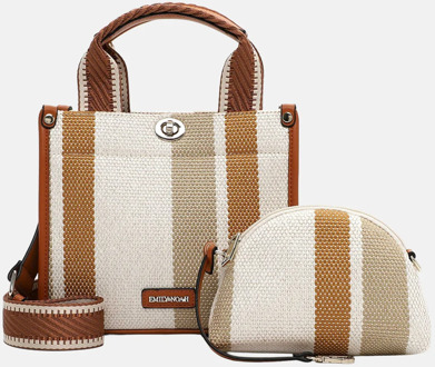 Emily & Noah Jasmin handtas S zand Beige