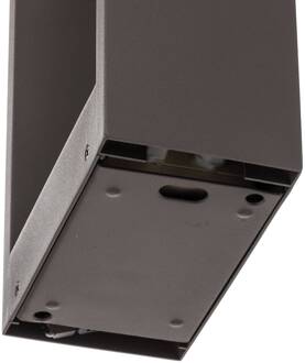 Emima LED tuinpadverlichting, 60 cm, antraciet, aluminium