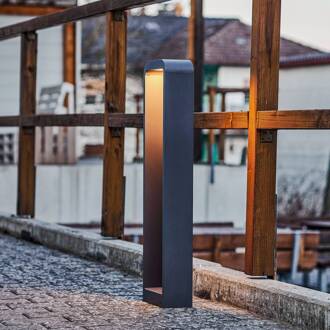 Emima LED tuinpadverlichting, 80 cm, antraciet, aluminium