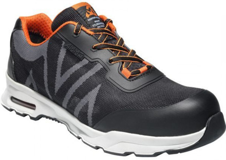 Emma Werkschoen Boston D Laag S1P | Zwart/Grijs | Maat 36 - 8715316138164