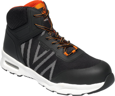 Emma Werkschoen New York D Hoog S1P | Grijs/Zwart | Maat 35 - 8715316138454