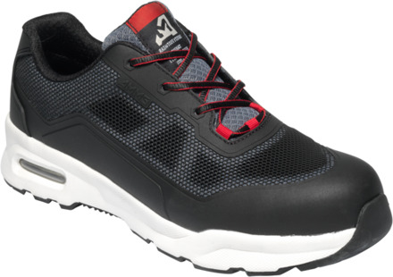 Emma Werkschoen Paris D Laag S1P | Zwart/Grijs | Maat 43 - 8715316138683