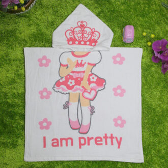 Emmababy Gewaden Peuter Baby Kids Meisjes Warme Zachte Comfortabele Badjas Dier Cartoon Kapmantel Deken Badhanddoek