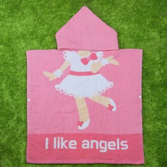 Emmababy Gewaden Peuter Baby Kids Meisjes Warme Zachte Comfortabele Badjas Dier Cartoon Kapmantel Deken Badhanddoek