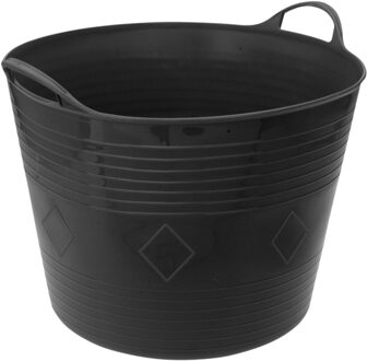 Emmer flexibel 40 liter zwart