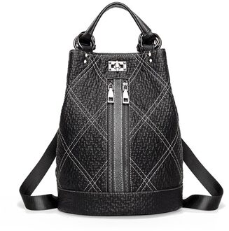 Emmer Rugzakken Vrouwen Grote Capaciteit Rugzak Split Leer Mode Schooltassen Voor Meisjes Multifunctionele Schoudertassen Reizen