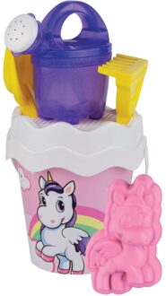 Emmersetje - eenhoorn/unicorn - incl schepje/harkje/gieter - speelgoed - Zandspeelsets
