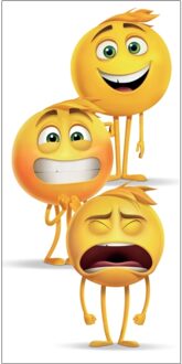 Emoji Badlaken 70 X 140 Cm Wit
