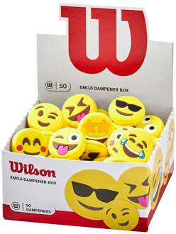 Emoji Demper Box 50 Stuks veelkleurig - one size