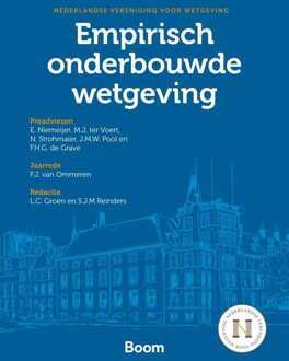 Empirisch onderbouwde wetgeving -  E. Niemeijer (ISBN: 9789400114678)